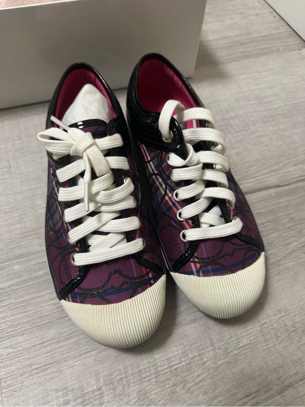 Purple Coach Sneakers